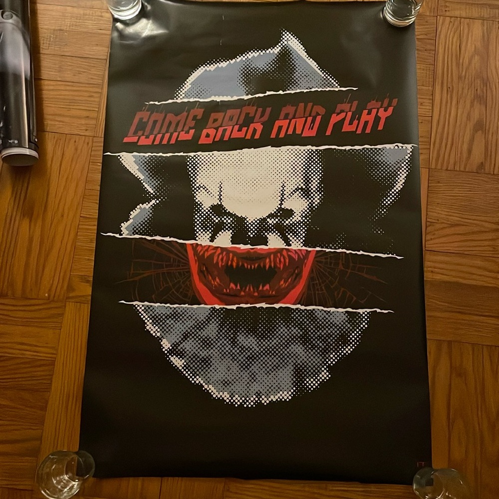 Come back and play Pennywise iT poster